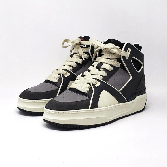MEN\'S JUST DON COURTSIDE High Basketball JD1 Leather Sneakers SIZE 41 US 8 main image 8